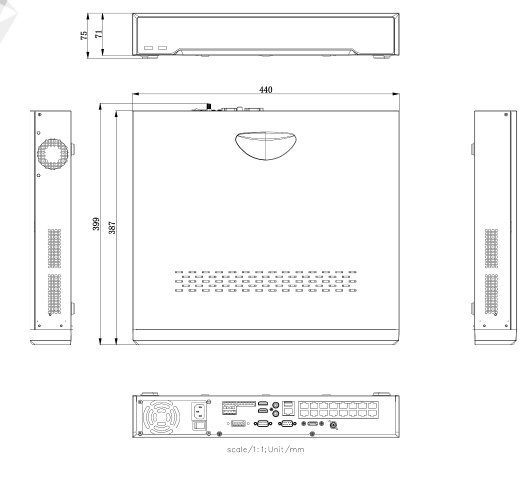 DS-7716NI-I4/16P NVR HIKVISION 16 CANALES IP 12 MP / PoE 200W 16 CH/ HDMI 4K / 4 SATA / 1 AUDIO / 16 ALARMA