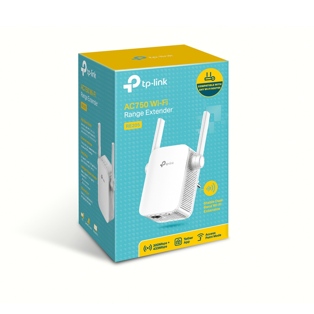 Extensor de Rango Wi-Fi AC750 DUAL