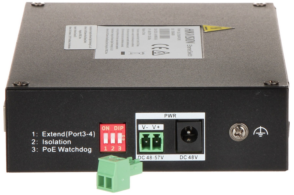 DS-3T0306HP-E/HS SWITCH HIKVISION NO GESTIONABLE 5 PUERTOS RJ45 / PoE 90W