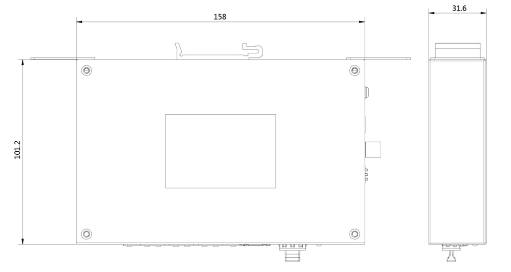 DS-3T0306HP-E/HS SWITCH HIKVISION NO GESTIONABLE 5 PUERTOS RJ45 / PoE 90W