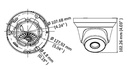 THC-T240-M CÁMARA HILOOK DOMO TURRET 4 MP / METAL / GRAN ANGULAR / 2.8 MM / EXTERIOR