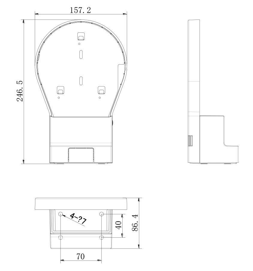 DS-1695ZJ SOPORTE DE PARED HIKVISION PARA PTZ