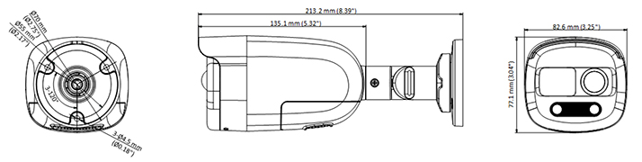 DS-2CE12D0T-PIRXF CÁMARA HIKVISION BULLET 2MP / PIR / ALARMA SIRENA / 2.8 MM