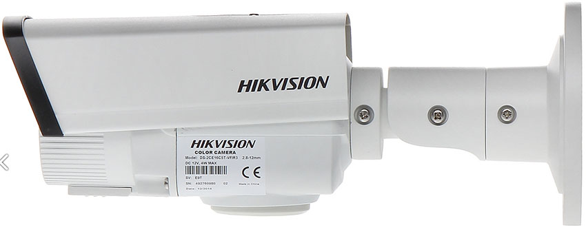 DS-2CE16C5T-AVFIR3 CÁMARA HIKVISION BULLET 1 MP / VF 2.8 ~ 12 MM / EXTERIOR