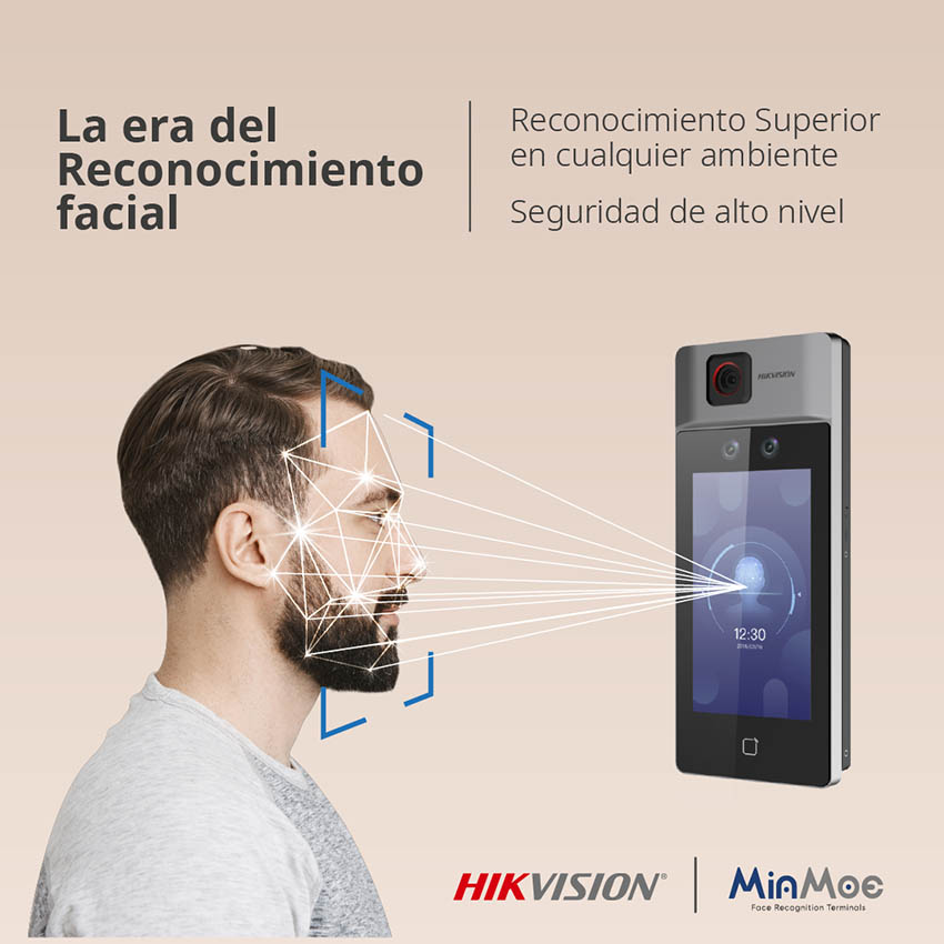 TERMINAL HIKVISION 2 EN 1 / BIOMÉTRICO DE RECONOCIMIENTO FACIAL Y VIDEO PORTERO