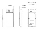 DS-K1T671TM-3XF TERMINAL HIKVISION DE RECONOCIMIENTO FACIAL Y LECTOR DE TEMPERATURA