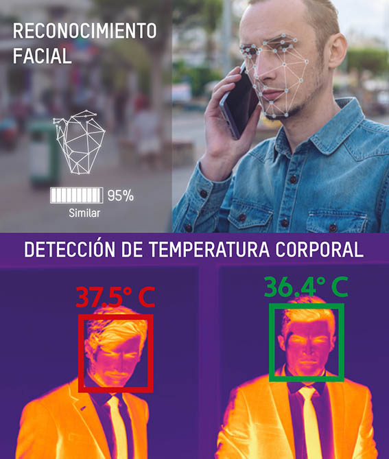 TERMINAL HIKVISION DE RECONOCIMIENTO FACIAL Y LECTOR DE TEMPERATURA