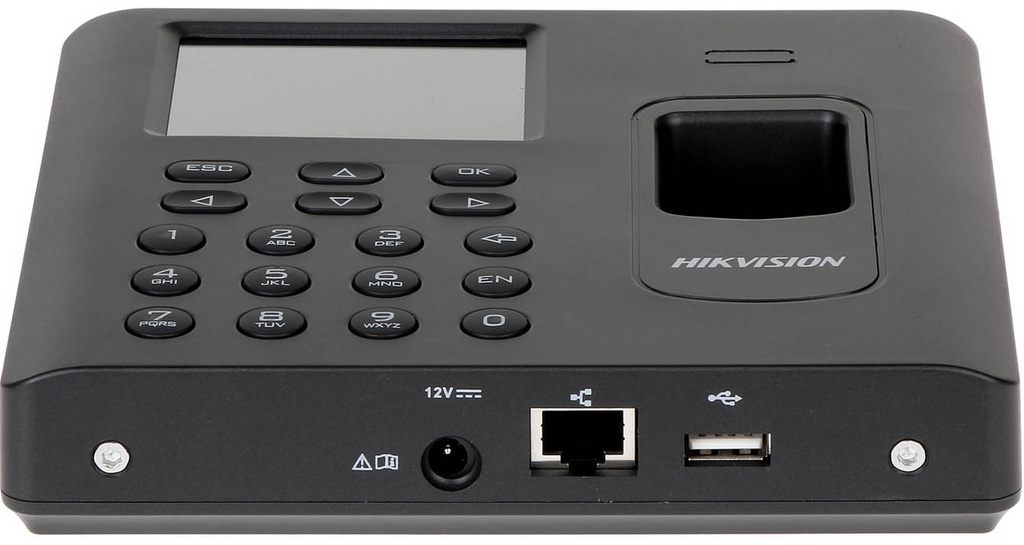 DS-K1A802MF TERMINAL HIKVISION DE TIEMPO Y ASISTENCIA HUELLA DIGITAL / TARJETAS M1