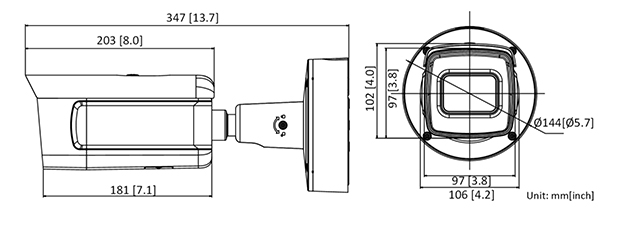 DS-2CD7A85G0-IZS CÁMARA HIKVISION BULLET IP VARIFOCAL 4K / DeepinView Deep Learning