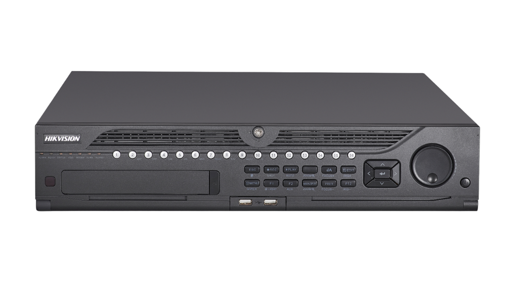 DVR 24 CANALES TURBO HD 4K 8MP + 24 IP 8 MP / 8 SATA / 16 AUDIO / 16 ALARMA