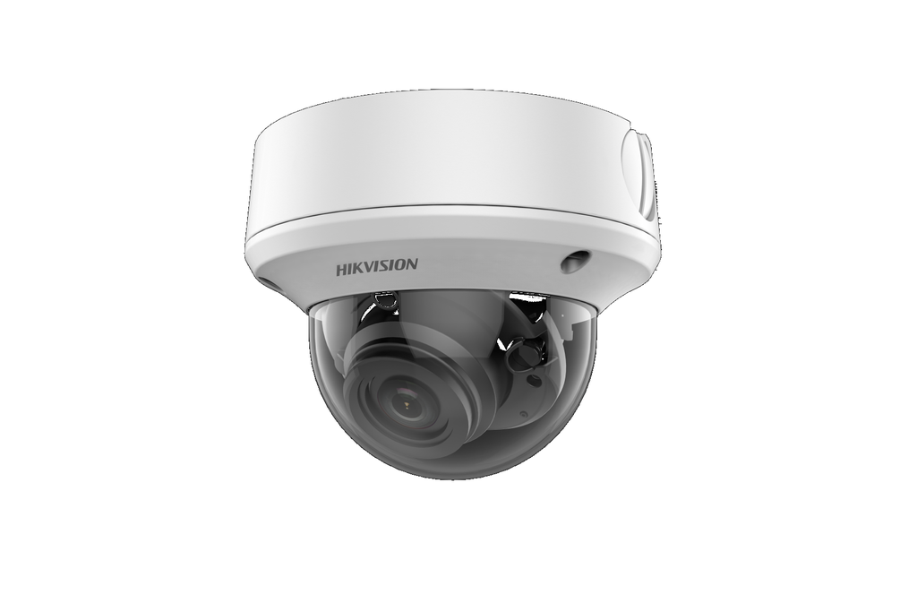 CÁMARA DOMO TURBO HD 8 MP / 2.7 MM - 13.5 MM /4K / LENTE VARIFOCAL MOTORIZADO / EXTERIOR IP67 / IK10 / METAL / ICR / DWDR / DNR / SMART IR / EXIR 2.0 / TVI-AHD-CVI-CVBS