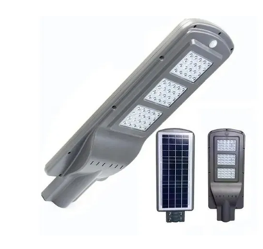 LÁMPARA LED DE POSTE 40W CON PANEL SOLAR INTEGRADO