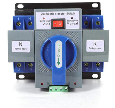 INTERRUPTOR DE TRANSFER AUTOMATICO DOBLE 2P 63A