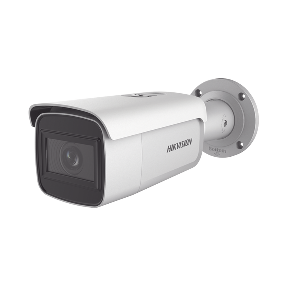 CÁMARA BULLET IP 4 MP / 2.8 MM - 12 MM / LENTE VARIFOCAL MOTORIZADO / 60 MTS IR EXIR / EXTERIOR IP67 / IK10 / WDR 120 DB / POE / VIDEOANALITICOS / ULTRA BAJA ILUMINACIÓN / ENTRADA Y SALIDA DE AUDIO Y ALARMAS