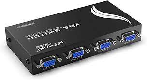 SWITCH KVM VGA 4 PUERTOS SIN CABLE