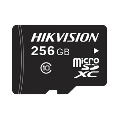 MEMORIA MICRO SD / CLASE 10 DE 256 GB / ESPECIALIZADA PARA VIDEOVIGILANCIA / COMPATIBLES CON CÁMARAS HIKVISION