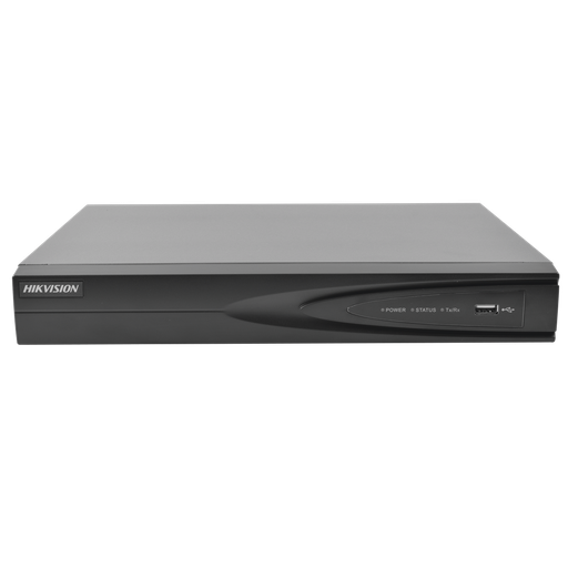 [DS-7604NI-K1/4P] NVR 4 CANALES IP 4K 8 MP / 1 BAHIA DE DISCO DURO / 4 PUERTOS POE+ / SALIDA DE VÍDEO 4K / SWITCH POE 300 MTS 