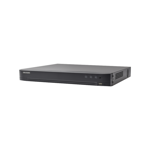 [iDS-7232HQHI-M2/S] DVR 32 CANALES TURBO HD 1080P 4 MP + 8 CANALES IP /2 BAHÍAS DE DISCO DURO / AUDIO COAXITRON / ACUSENSE / H265+