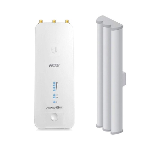 [RP-5AC-GEN2] RADIO ESTACIÓN BASE AIRMAX AC GEN2 HASTA 500 MBPS, 5 GHZ (5150 - 5875 MHZ) CON TECNOLOGÍA AIRPRISM