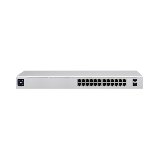 [USW-24-POE] SWITCH 24 PUERTOS UNIFI POE GEN2, CAPA 2 DE 24 PUERTOS (16 PUERTOS POE 802.3AF/AT + 8 PUERTOS GIGABIT) + 2 PUERTOS 1G SFP, 95W, PANTALLA INFORMATIVA