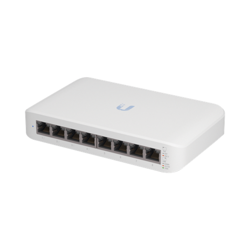 [USW-LITE-8-POE] SWITCH ADMINISTRABLE 8 PUERTOS 10/100/1000 MBPS (4 PUERTOS 802.3AF/AT) POE 52 W